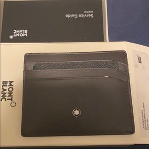 Brown Mont Blanc card holder